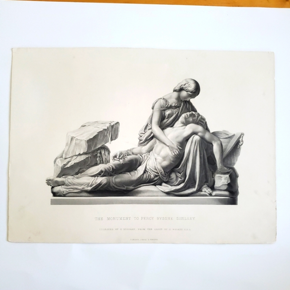 Henry Weekes Percy Shelley 1863 engraving